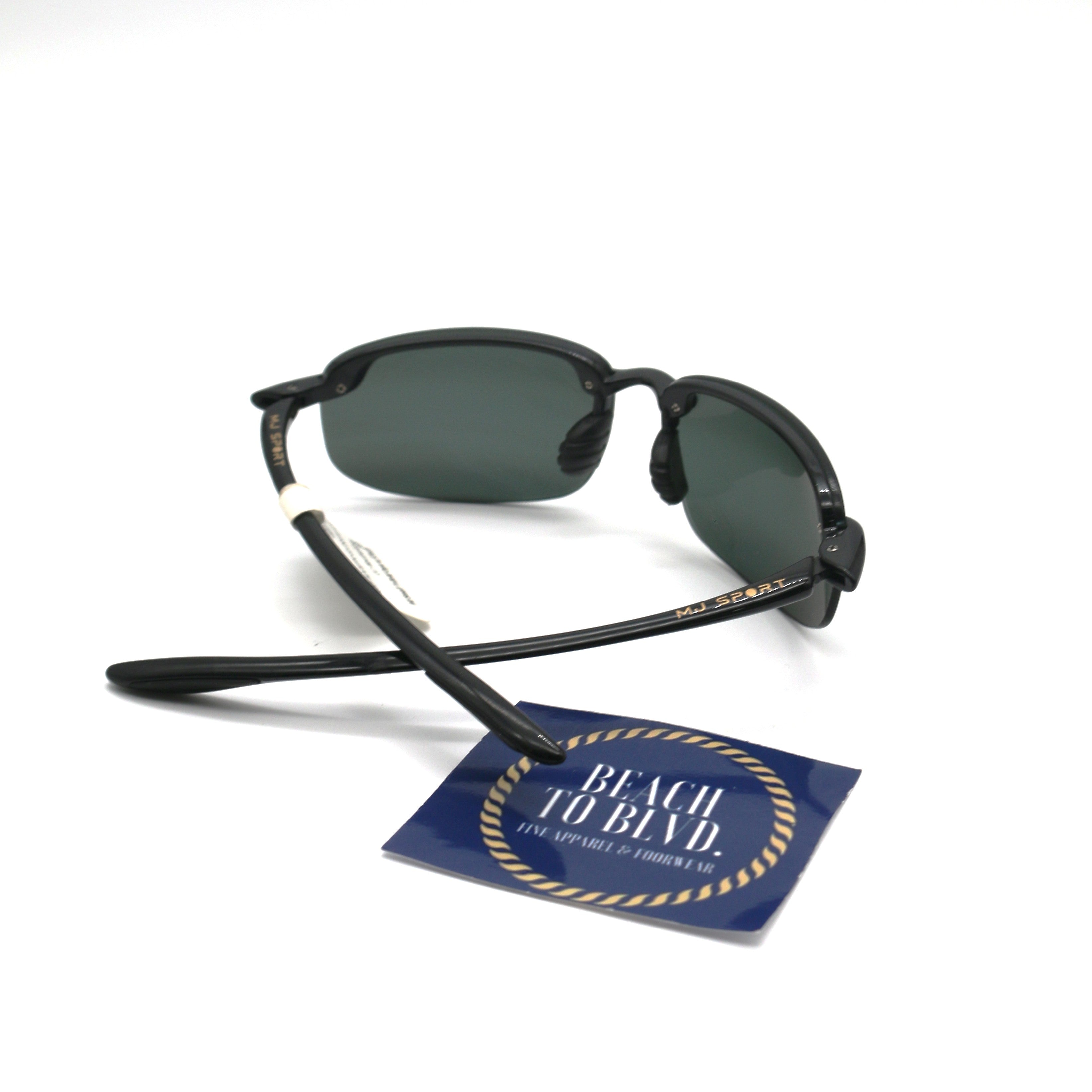 Maui Jim Ho'okipa Polarized Sunglasses - Glossy Black/Neutral Grey