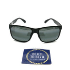 Maui Jim Sunglasses Red Sands - Matte Black Frame With Gray Lens - 432-2M