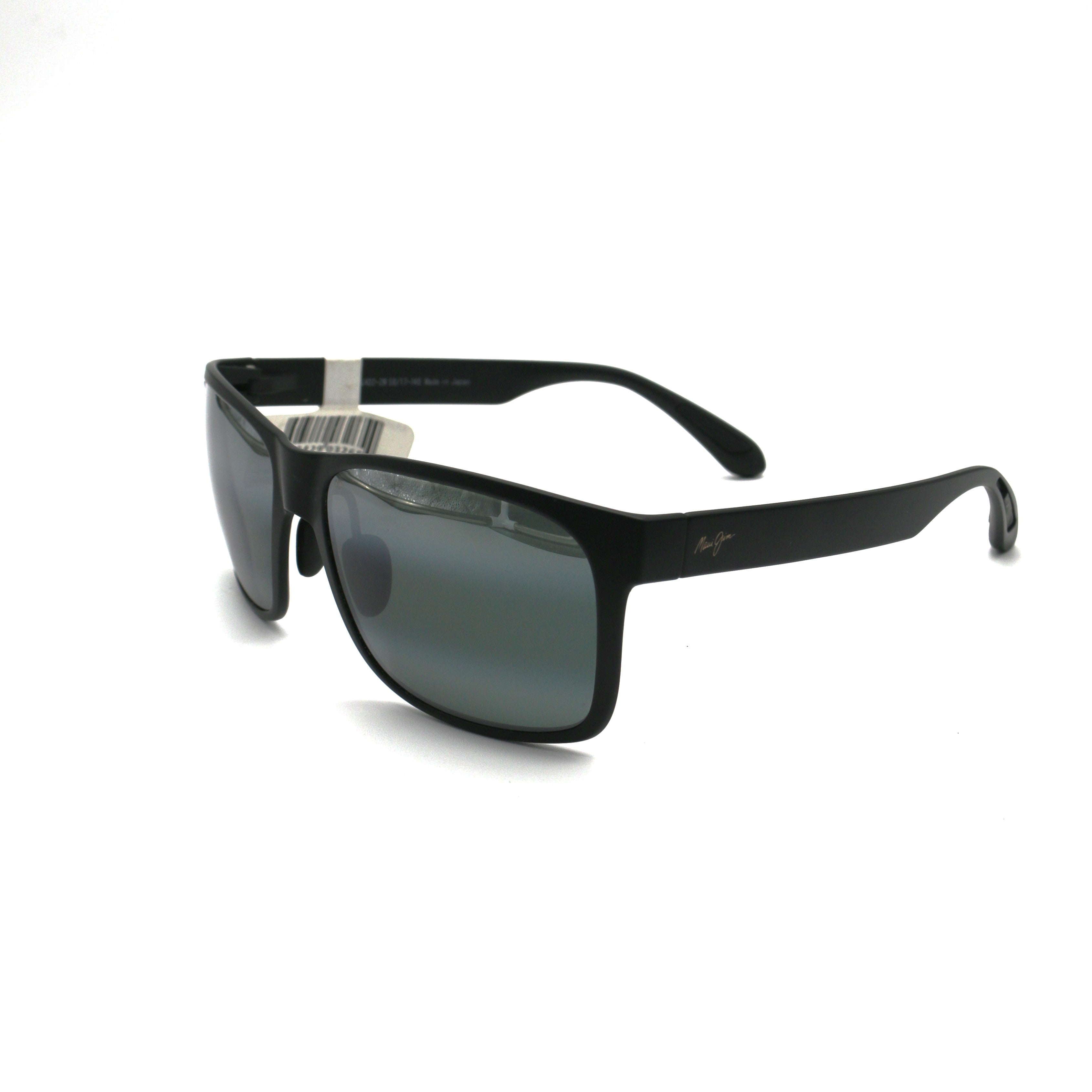 Maui Jim Sunglasses Red Sands - Matte Black Frame With Gray Lens - 432-2M
