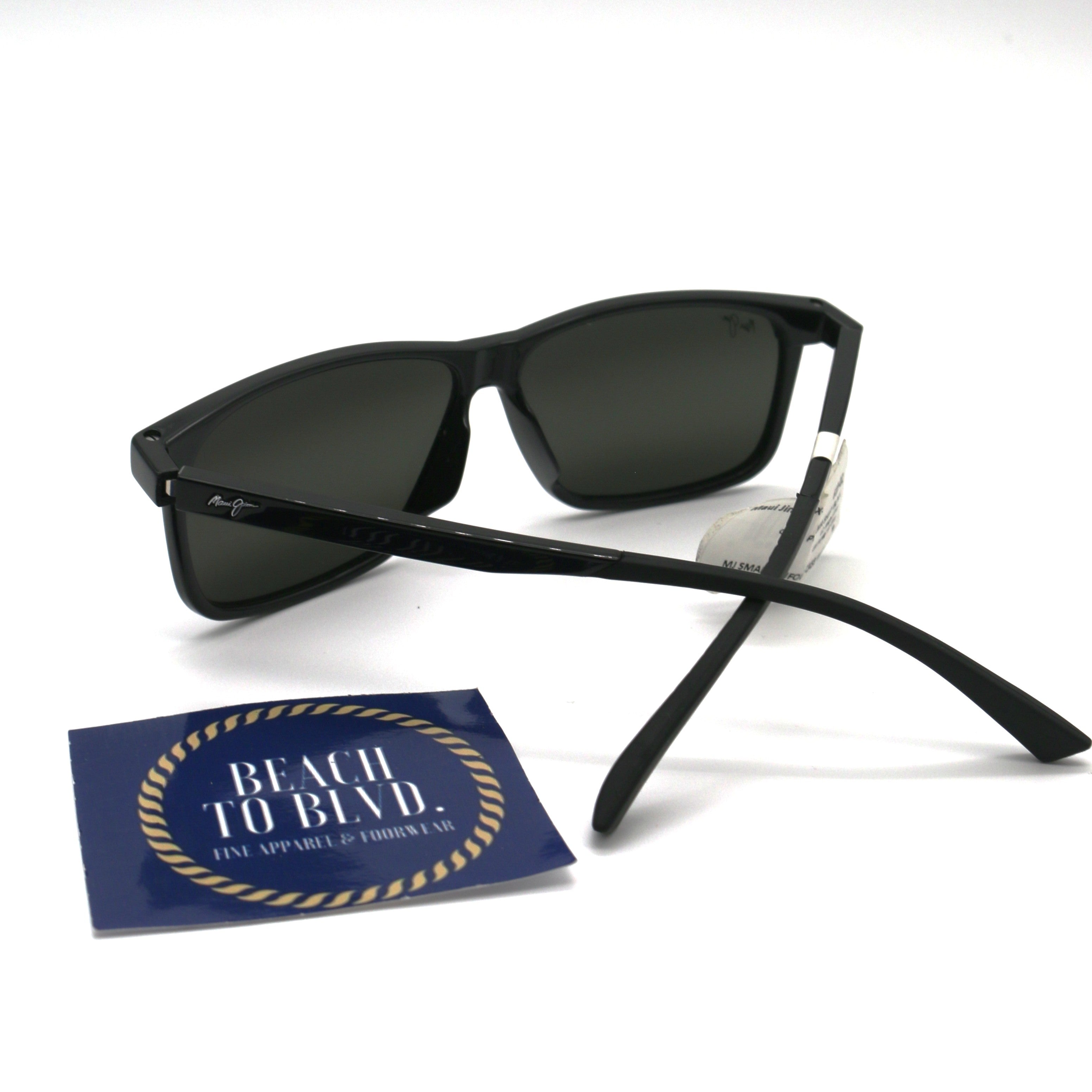 Maui Jim Pulama Polarized Sunglasses - Shiny Black/Neutral Grey