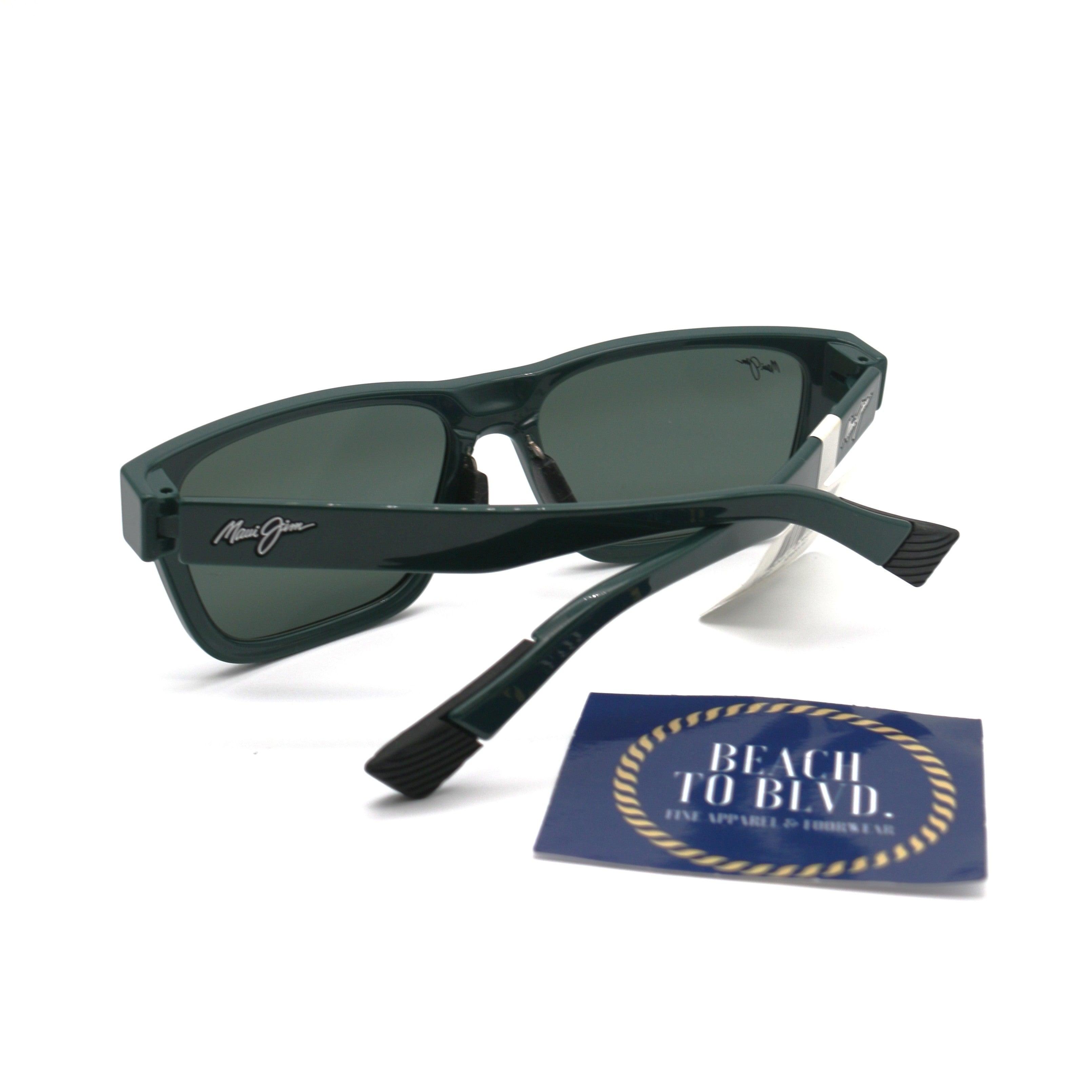 Maui Jim Keola Polarized Sunglasses - Shiny Dark Green/Neutral Grey
