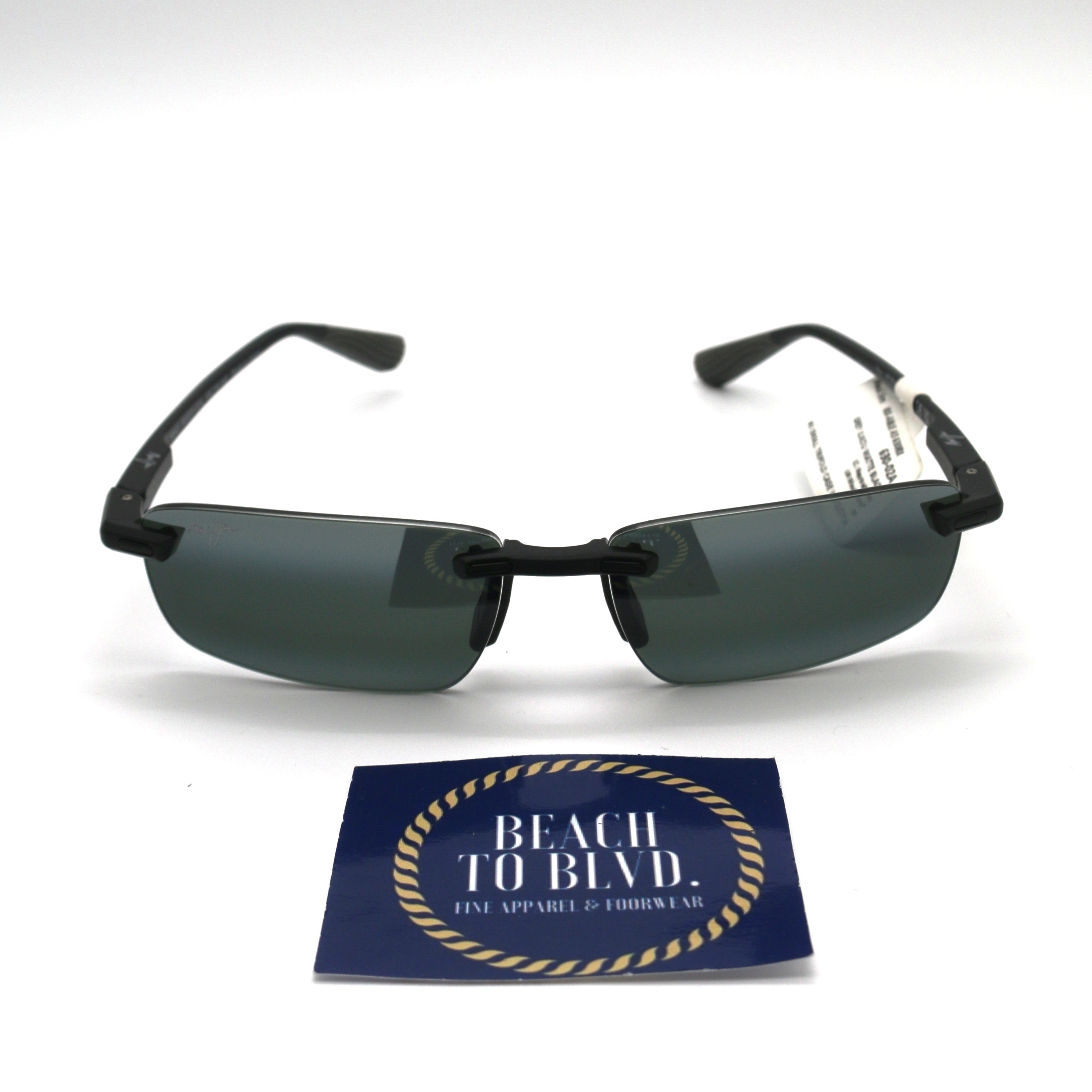 Maui Jim 'Iilkou Polarized Sunglasses - Matte Black/Neutral Grey