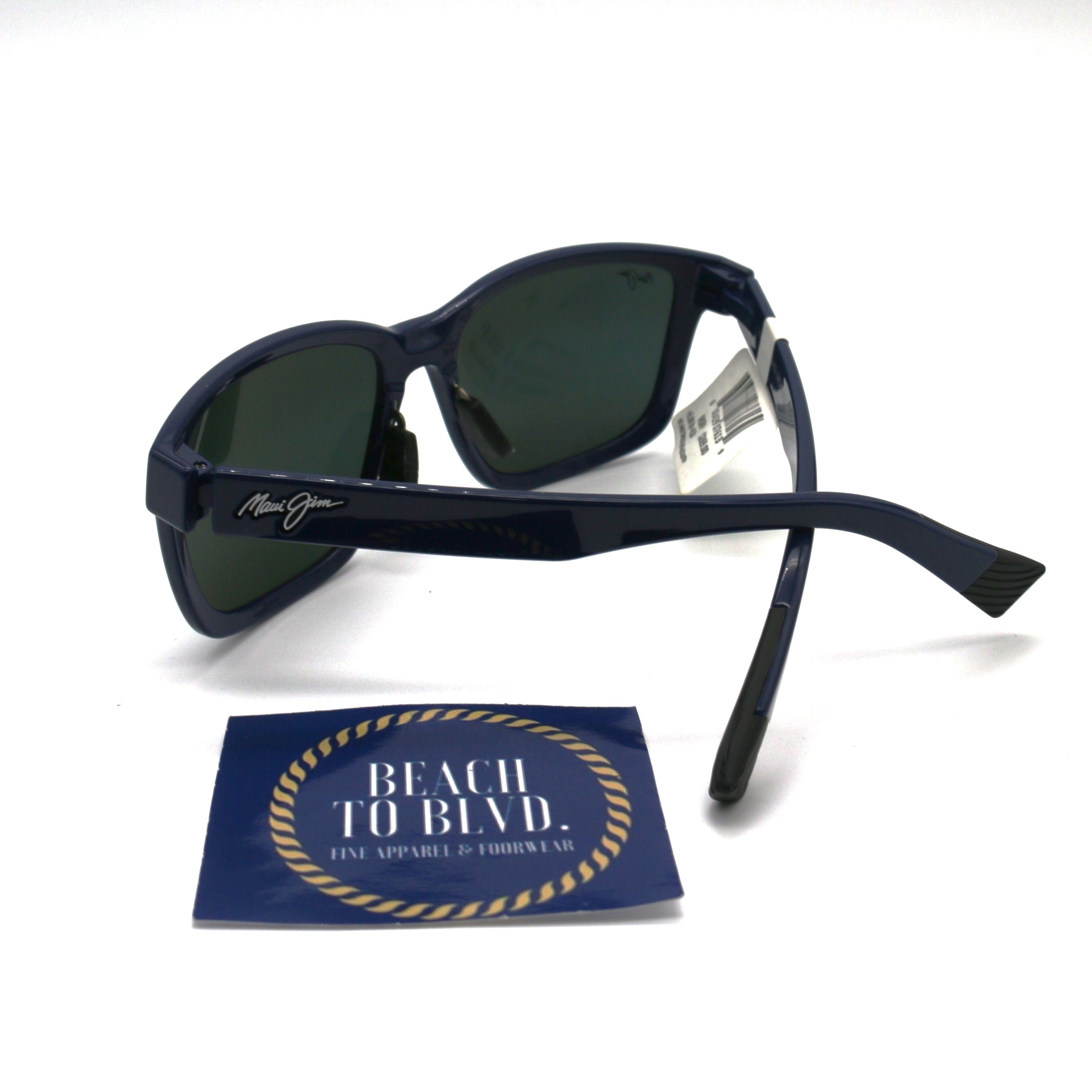 Maui Jim Lehiwa AF Polarized Sunglasses - Shiny Blue/Neutral Grey