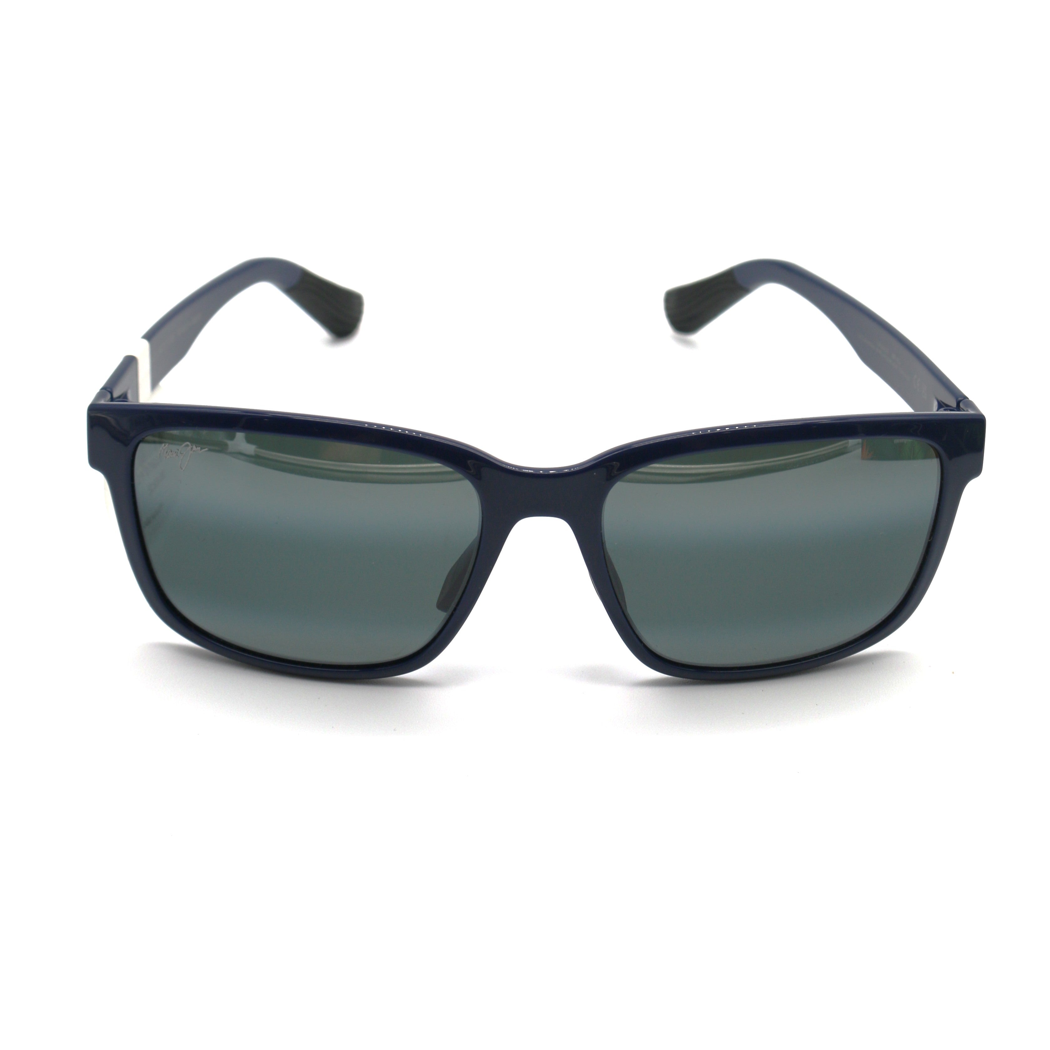 Maui Jim Lehiwa AF Polarized Sunglasses - Shiny Blue/Neutral Grey