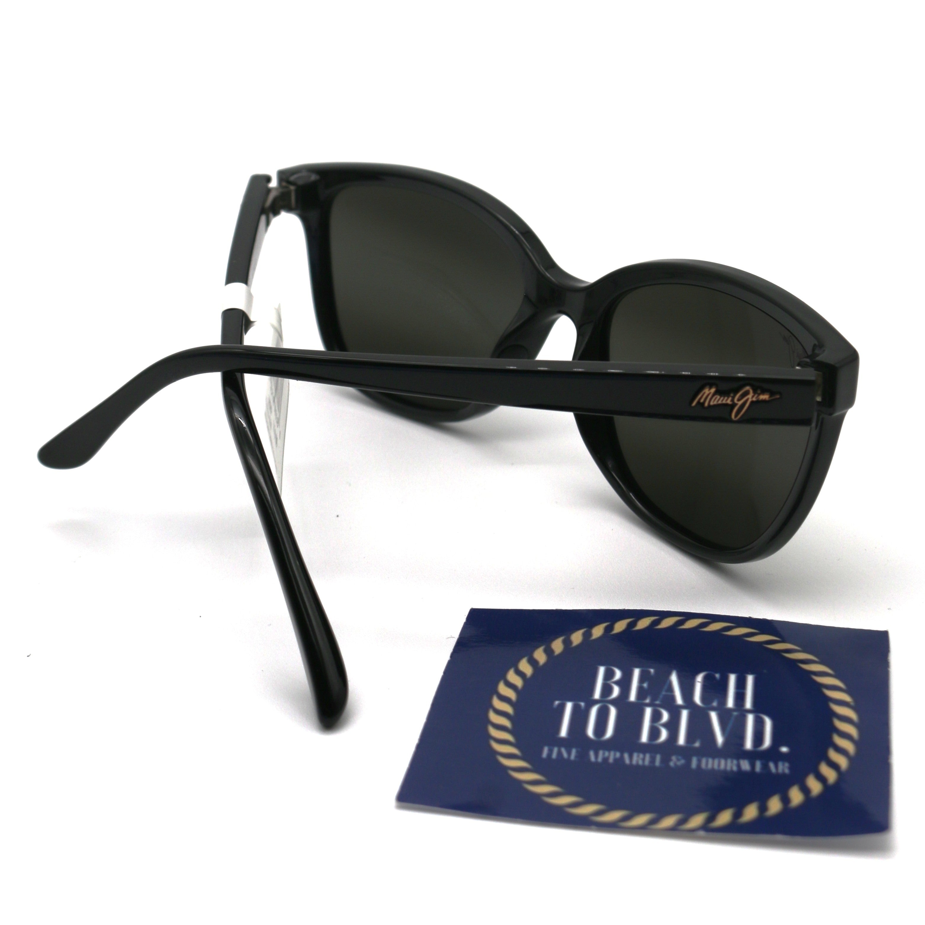 Maui Jim Honi Polarized Sunglasses - Shiny Black/Neutral Grey