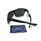 Maui Jim Alenuihaha Polarized Sunglasses - Grey Black Stripe Frame/Neutral Grey
