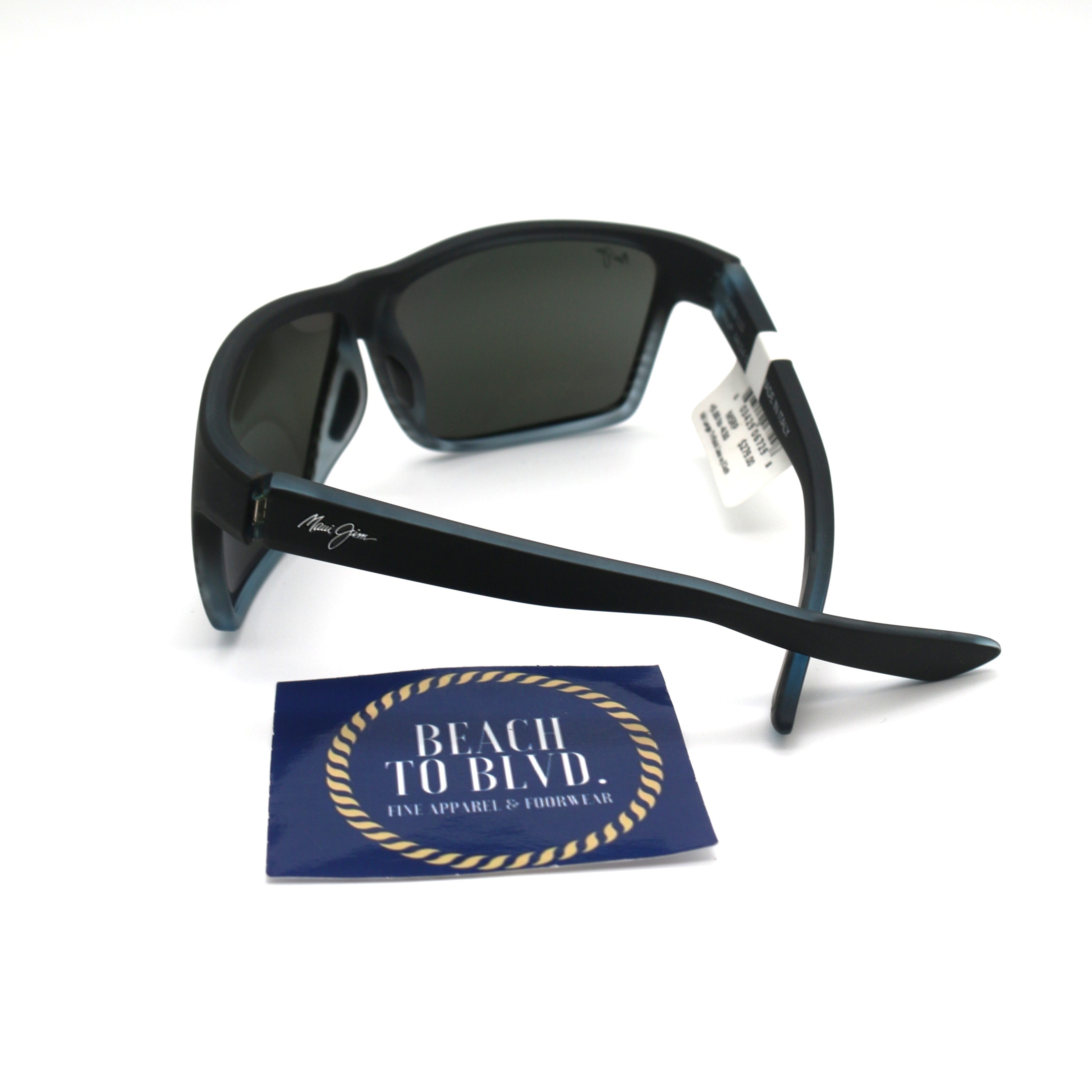 Maui Jim Alenuihaha Polarized Sunglasses - Grey Black Stripe Frame/Neutral Grey