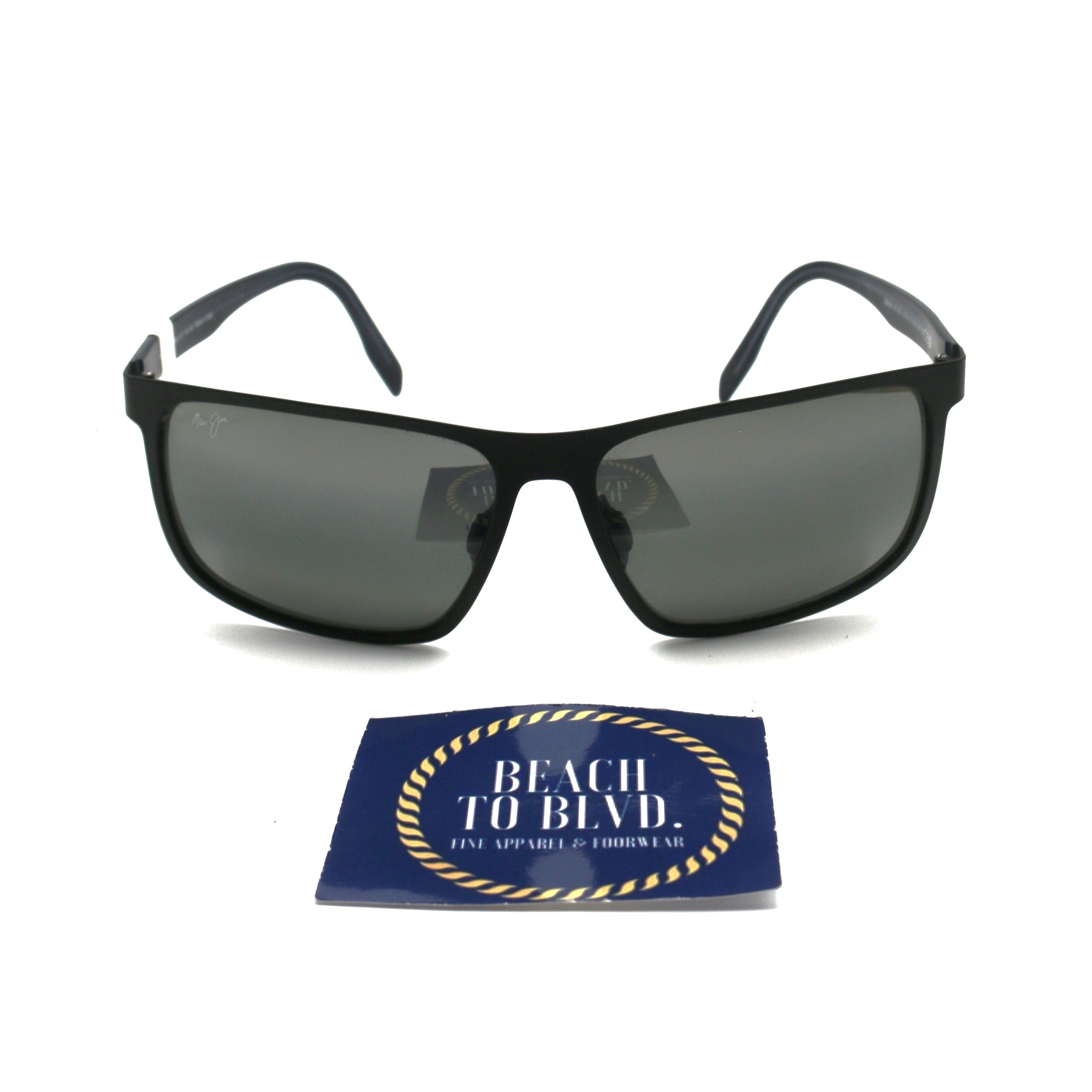 Maui Jim Sunglasses Wana - Matte Black Frame w\ Natural Gray Lens