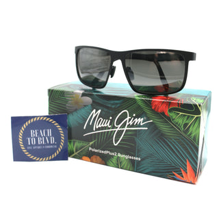 Maui Jim Sunglasses Wana - Matte Black Frame w\ Natural Gray Lens