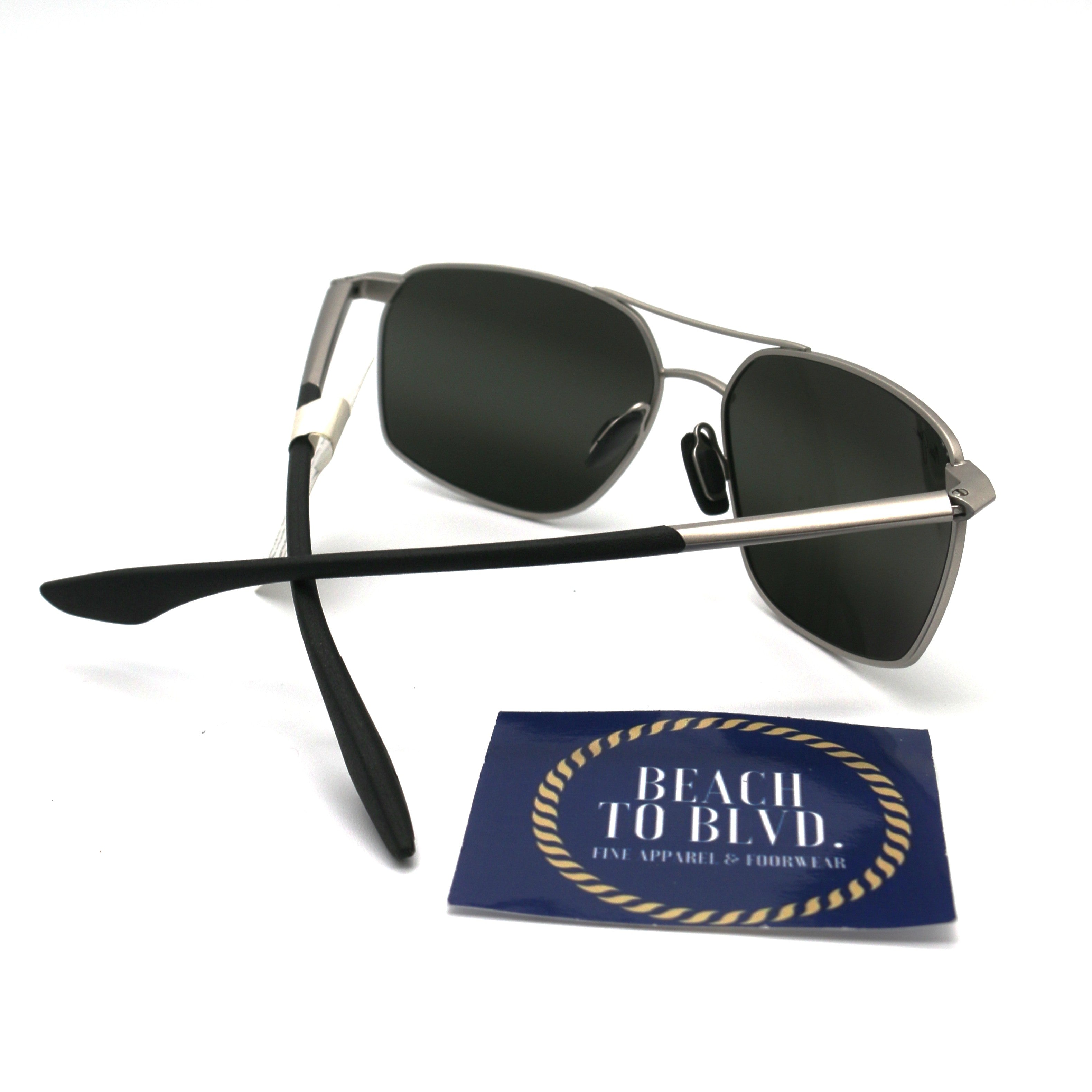 Maui Jim Pu'u Kukui Polarized Sunglasses - Silver/Neutral Grey