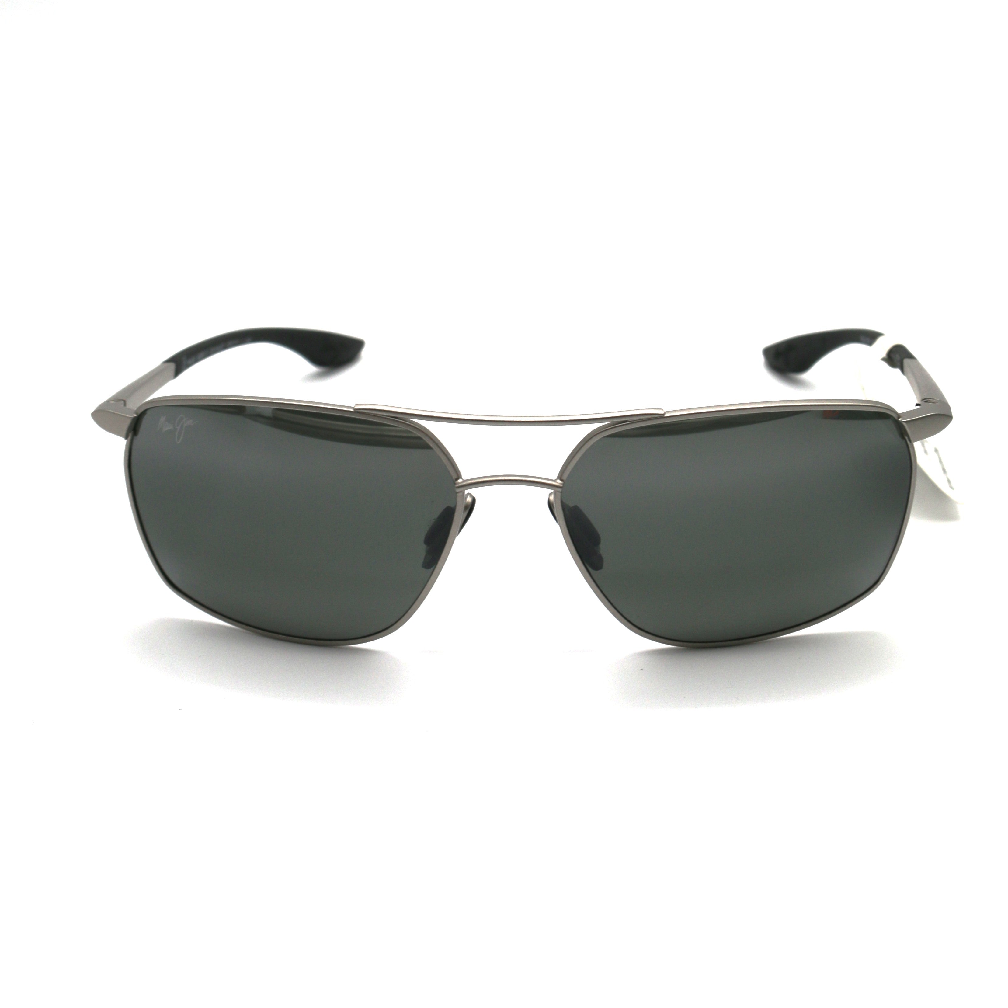 Maui Jim Pu'u Kukui Polarized Sunglasses - Silver/Neutral Grey