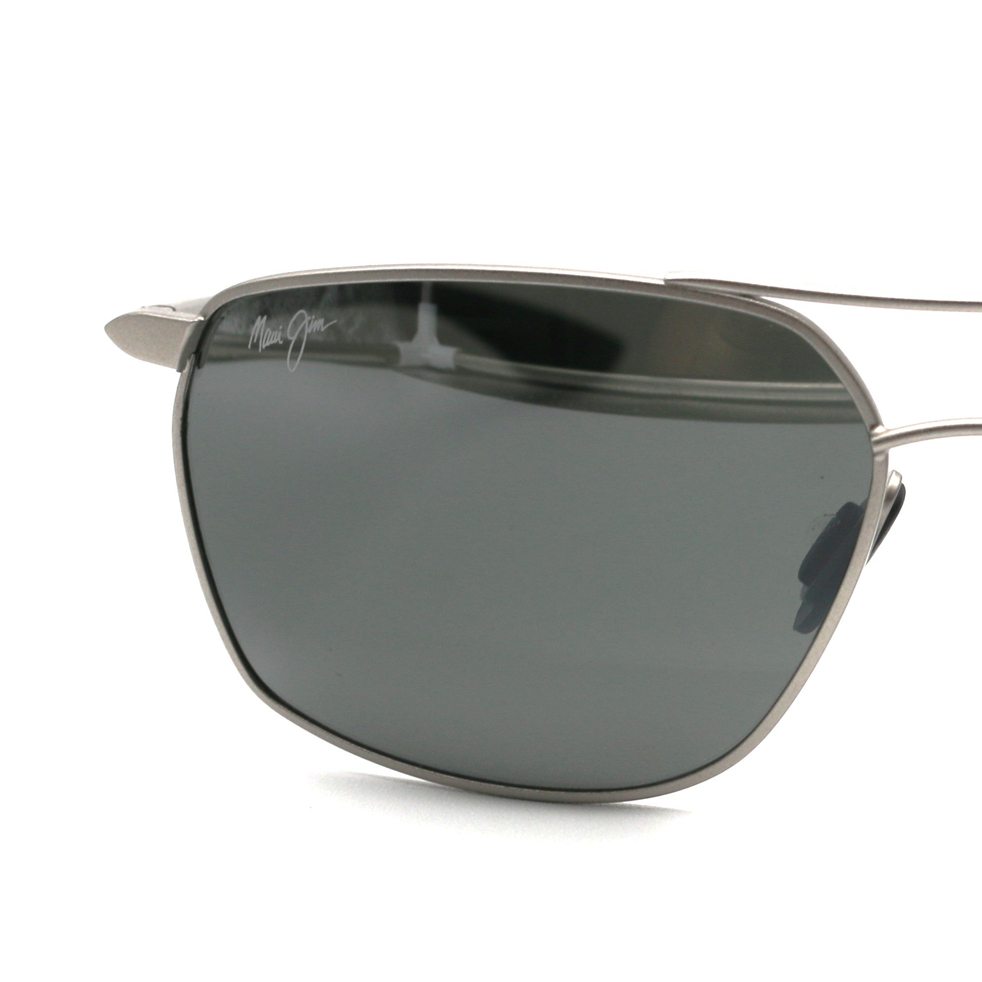 Maui Jim Pu'u Kukui Polarized Sunglasses - Silver/Neutral Grey