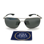 Maui Jim Pu'u Kukui Polarized Sunglasses - Silver/Neutral Grey
