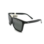 Maui Jim Sunglasses Cruzem - Black Gloss Frame - Gray Lens