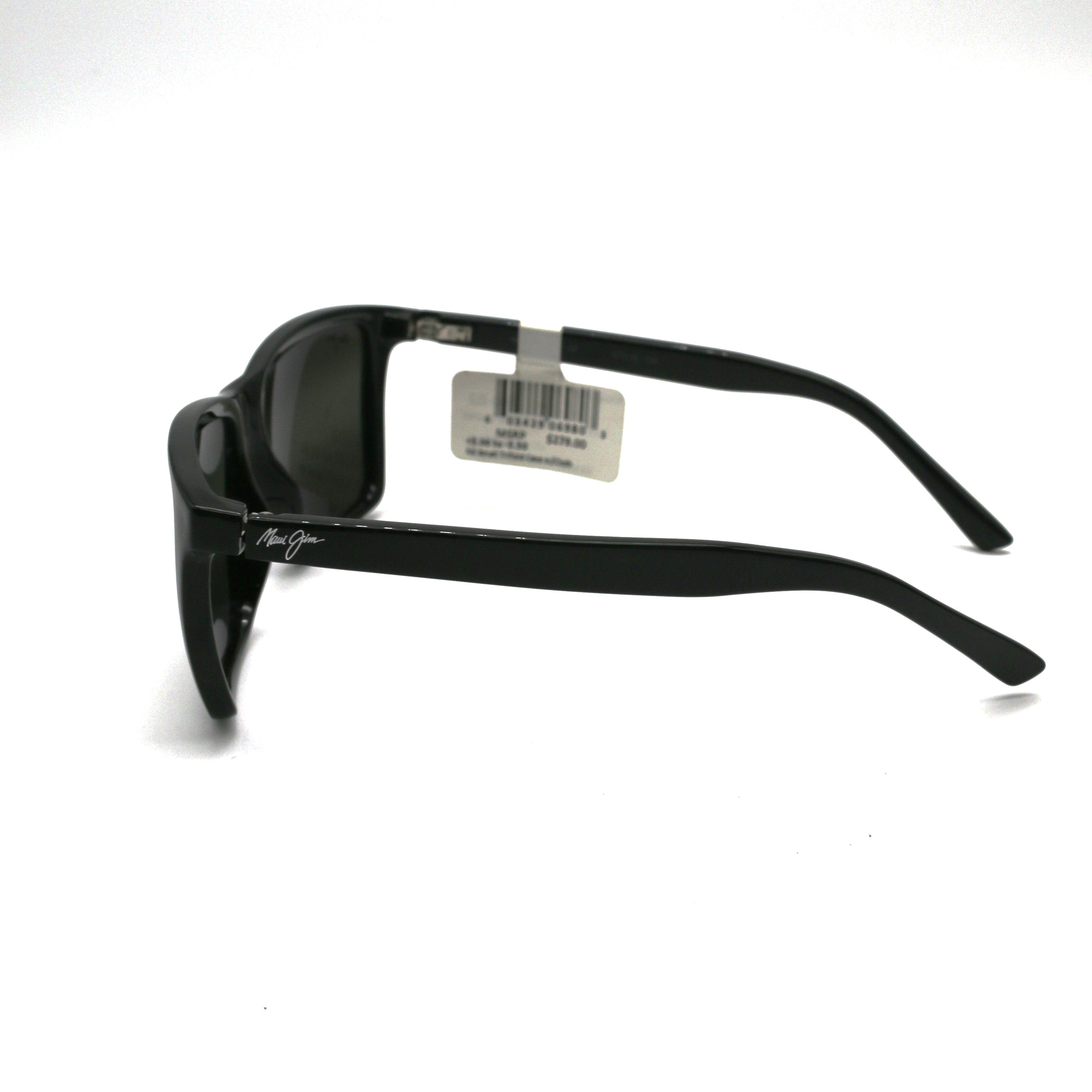 Maui Jim Sunglasses Cruzem - Black Gloss Frame - Gray Lens