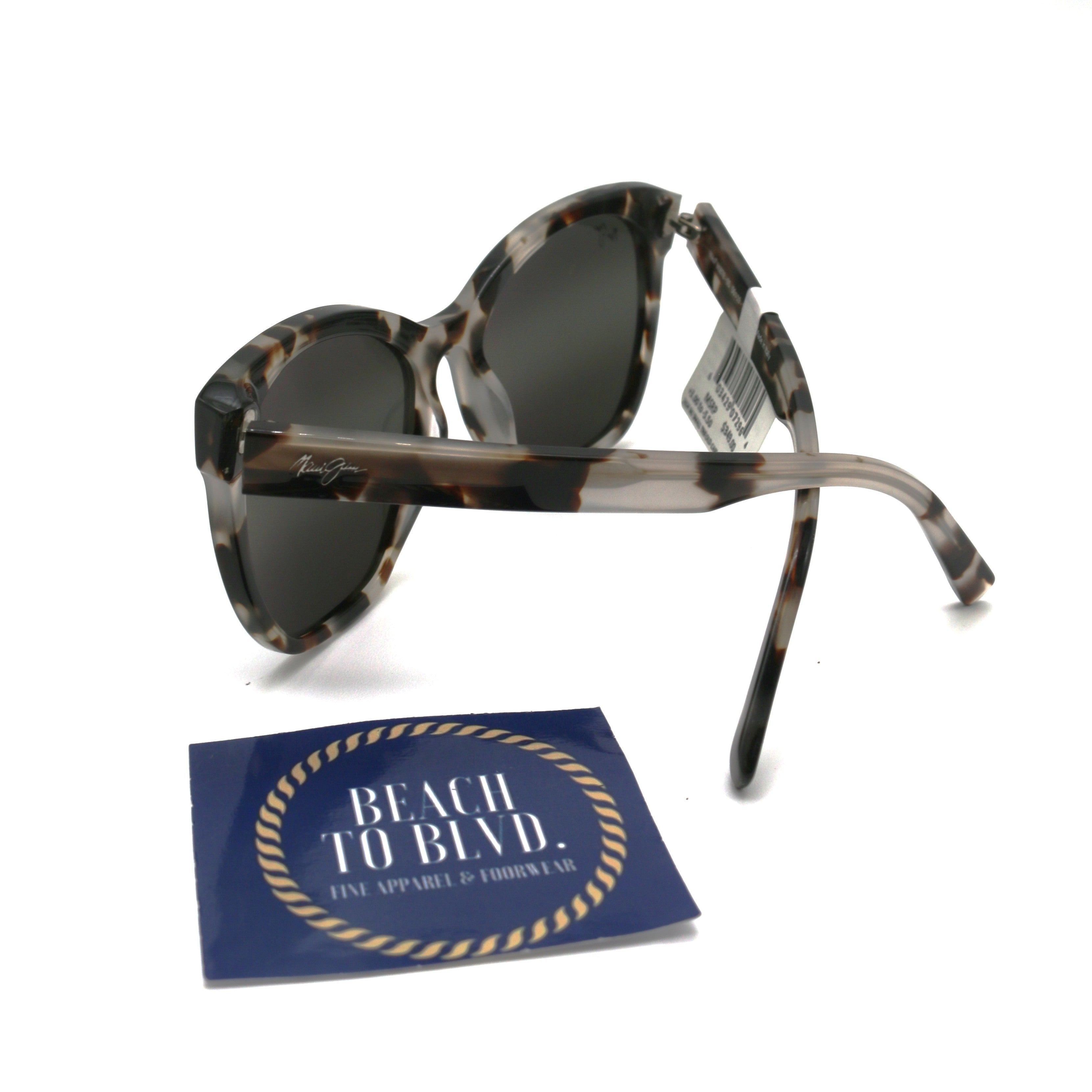 Maui Jim Alulu Polarized Sunglasses - White Tokyo Tortoise/Neutral Grey