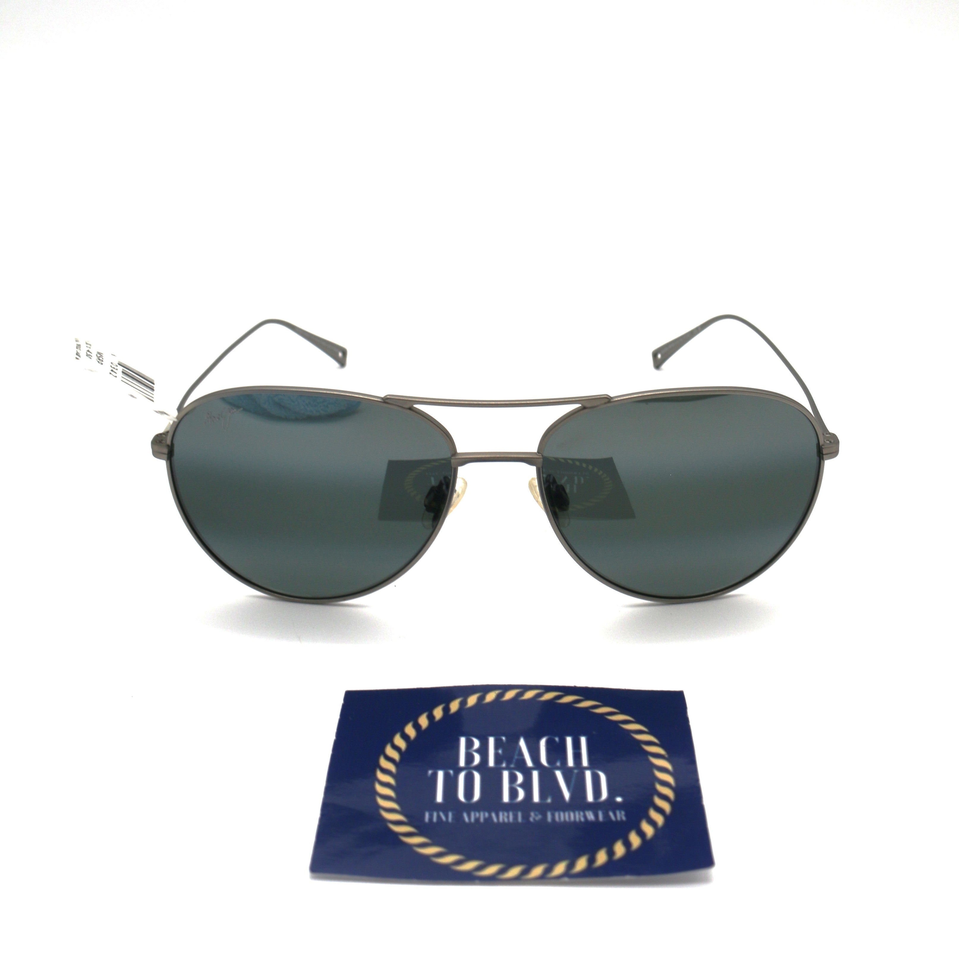 Maui Jim Walaka Polarized Sunglasses - Matte Titanium/Neutral Grey