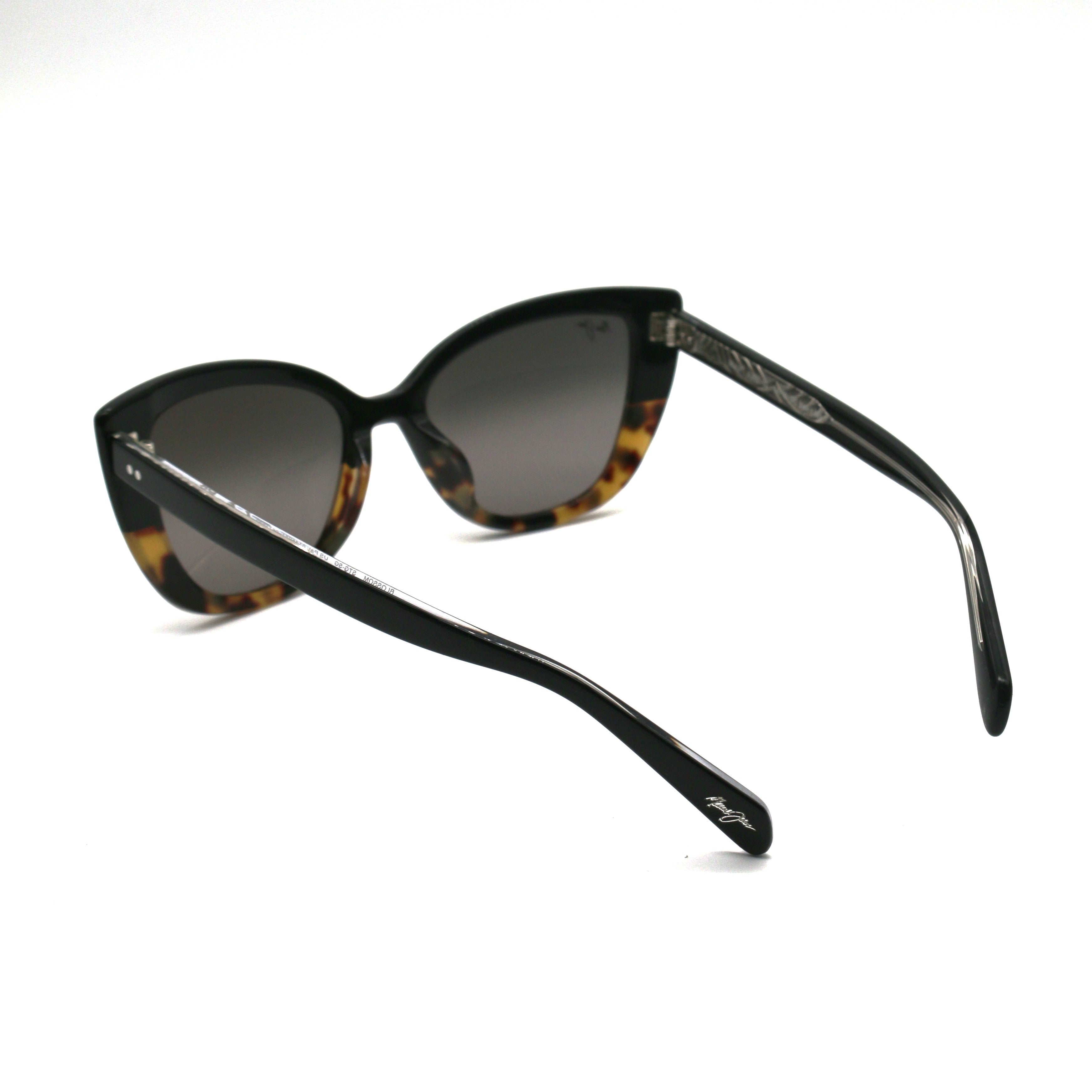 Maui Jim Blossom GS892-02 Polarized Sunglasses - Black with Tokyo Tortoise/Neutral Grey