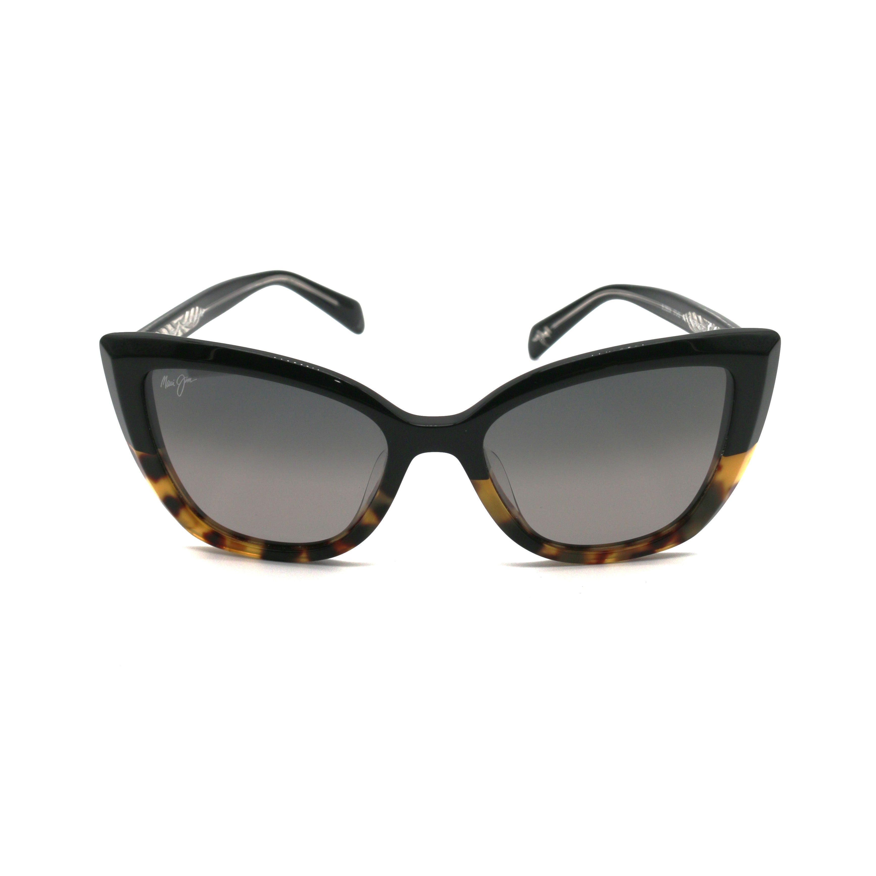 Maui Jim Blossom GS892-02 Polarized Sunglasses - Black with Tokyo Tortoise/Neutral Grey