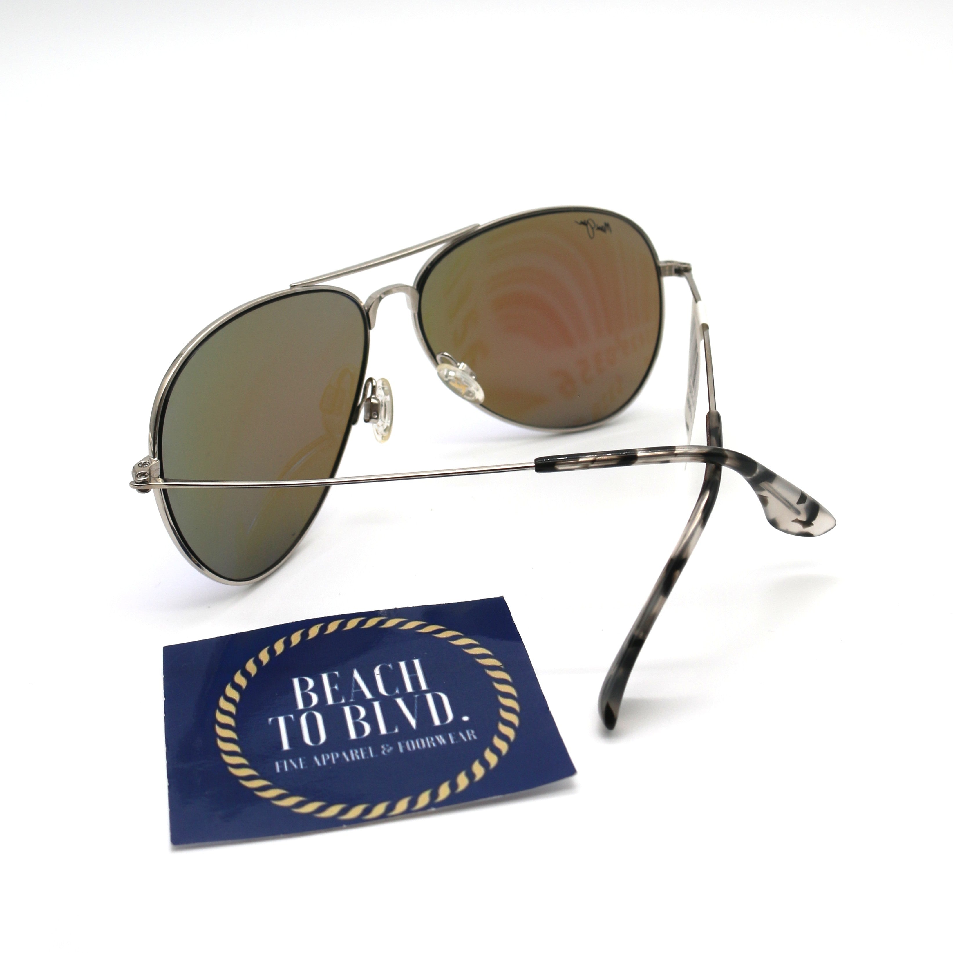 Maui Jim Mavericks Polarized Sunglasses -Silver/BlueHawaii