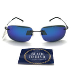 Maui Jim Sunglasses Ohai - Gunmetal Frame Frame - Blue Lens - BeachToBlvd