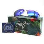 Maui Jim Sunglasses Ohai - Gunmetal Frame Frame - Blue Lens - BeachToBlvd