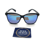Maui Jim Sunglasses Hawaii Liquid Sunshine - Transparent Navy Frame w\ Blue Lens