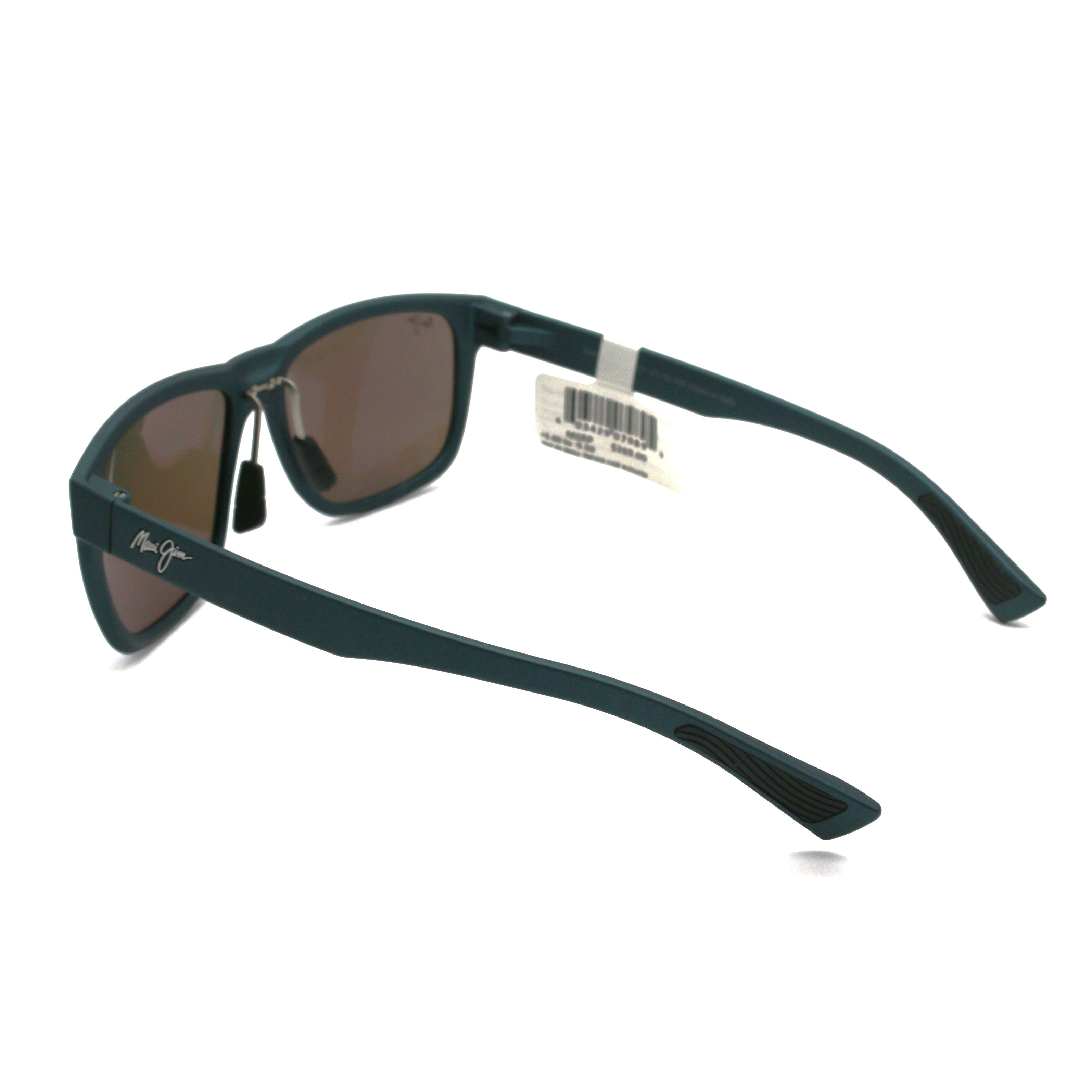 Maui Jim Puakea Polarized Sunglasses - Matte Teal Blue/Blue Hawaii