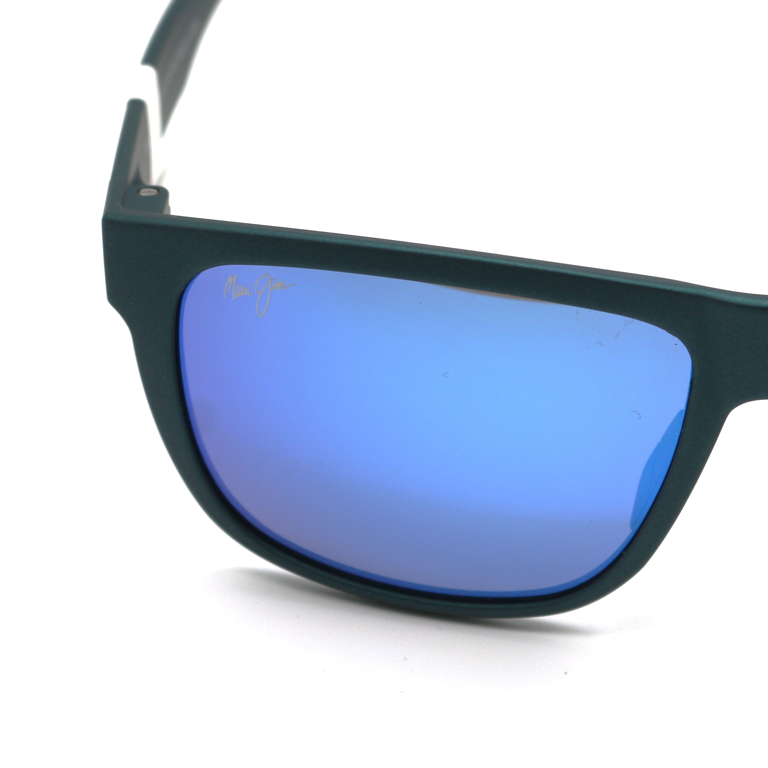 Maui Jim Puakea Polarized Sunglasses - Matte Teal Blue/Blue Hawaii
