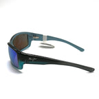 Maui Jim Barrier Reef Polarized Sunglasses - Black with Turquiose/Blue Hawaii