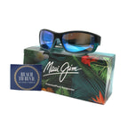 Maui Jim Barrier Reef Polarized Sunglasses - Black with Turquiose/Blue Hawaii