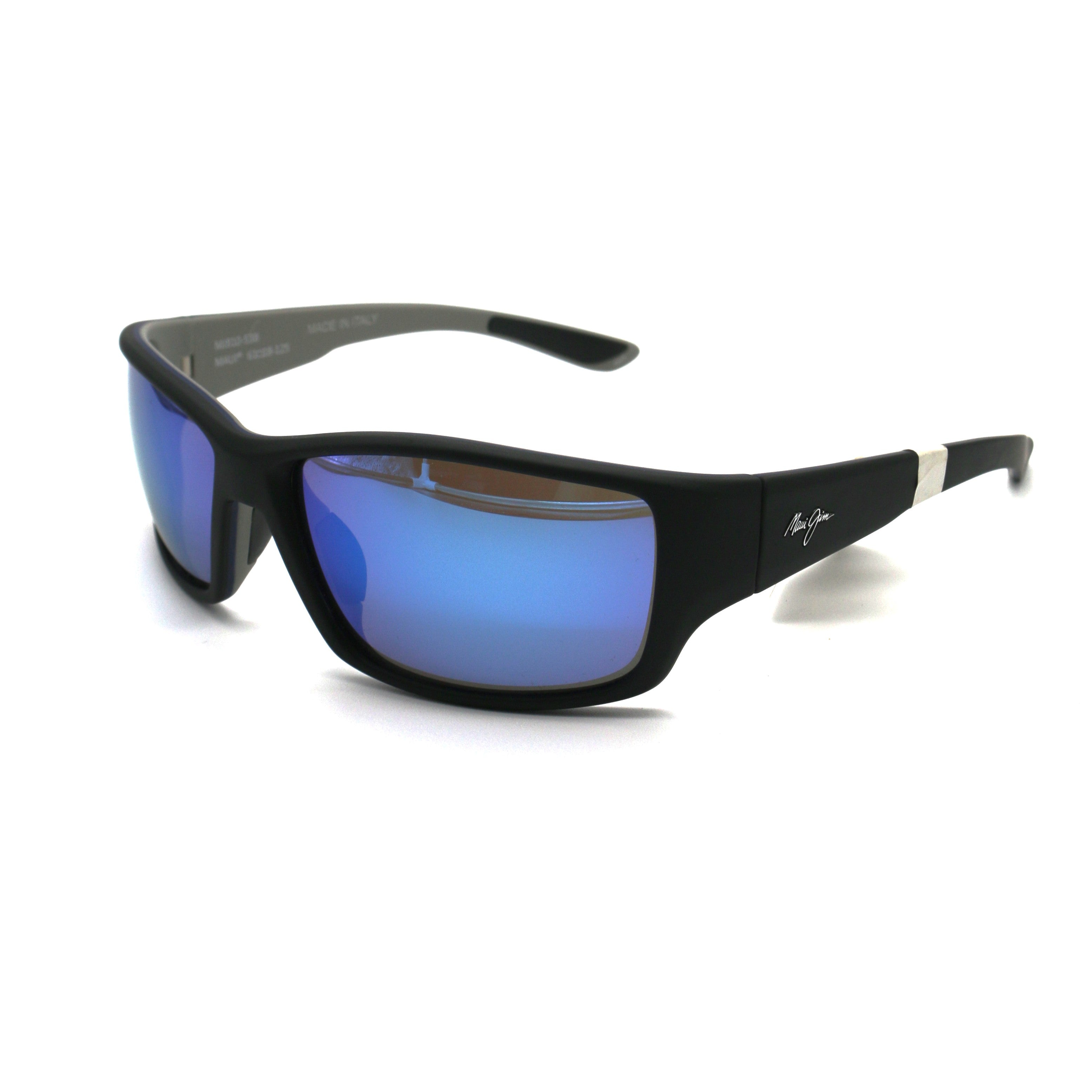 Maui Jim Local Kine Polarized Sunglasses - Soft Black / Blue Hawaii