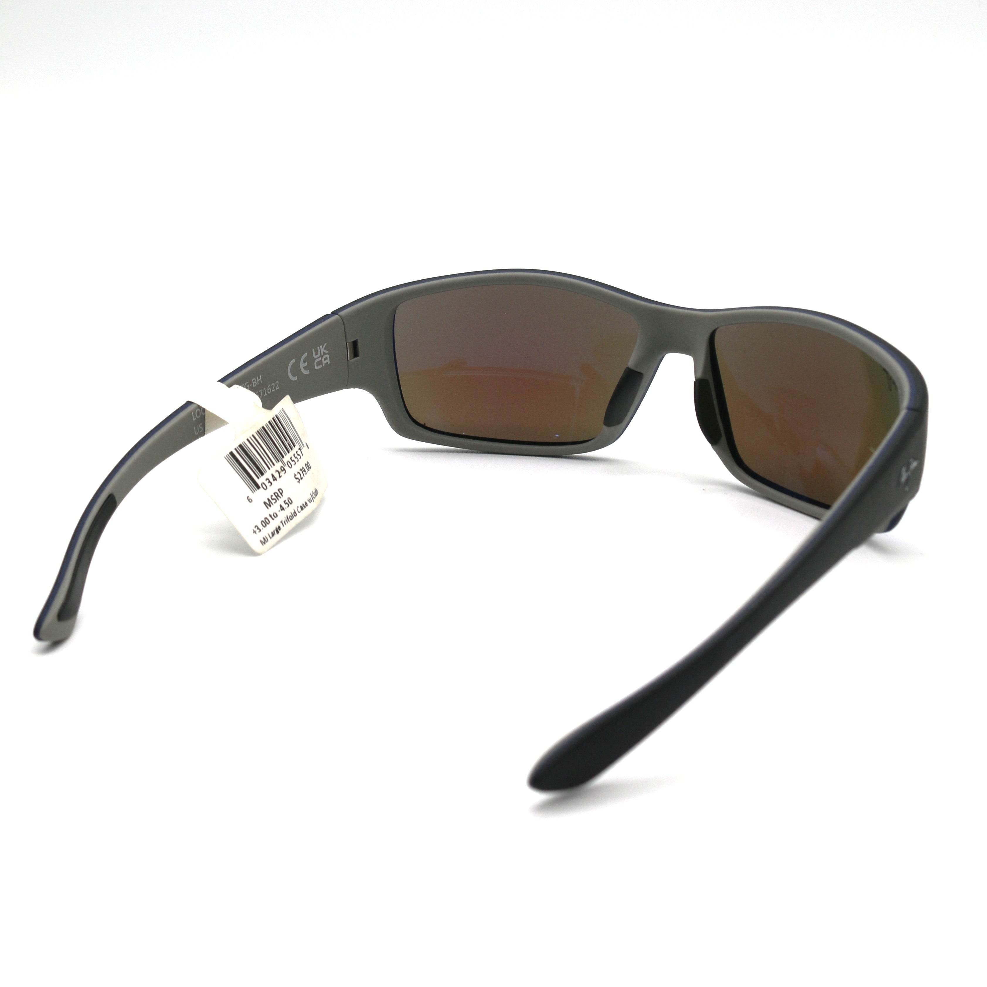 Maui Jim Local Kine Polarized Sunglasses - Soft Black / Blue Hawaii