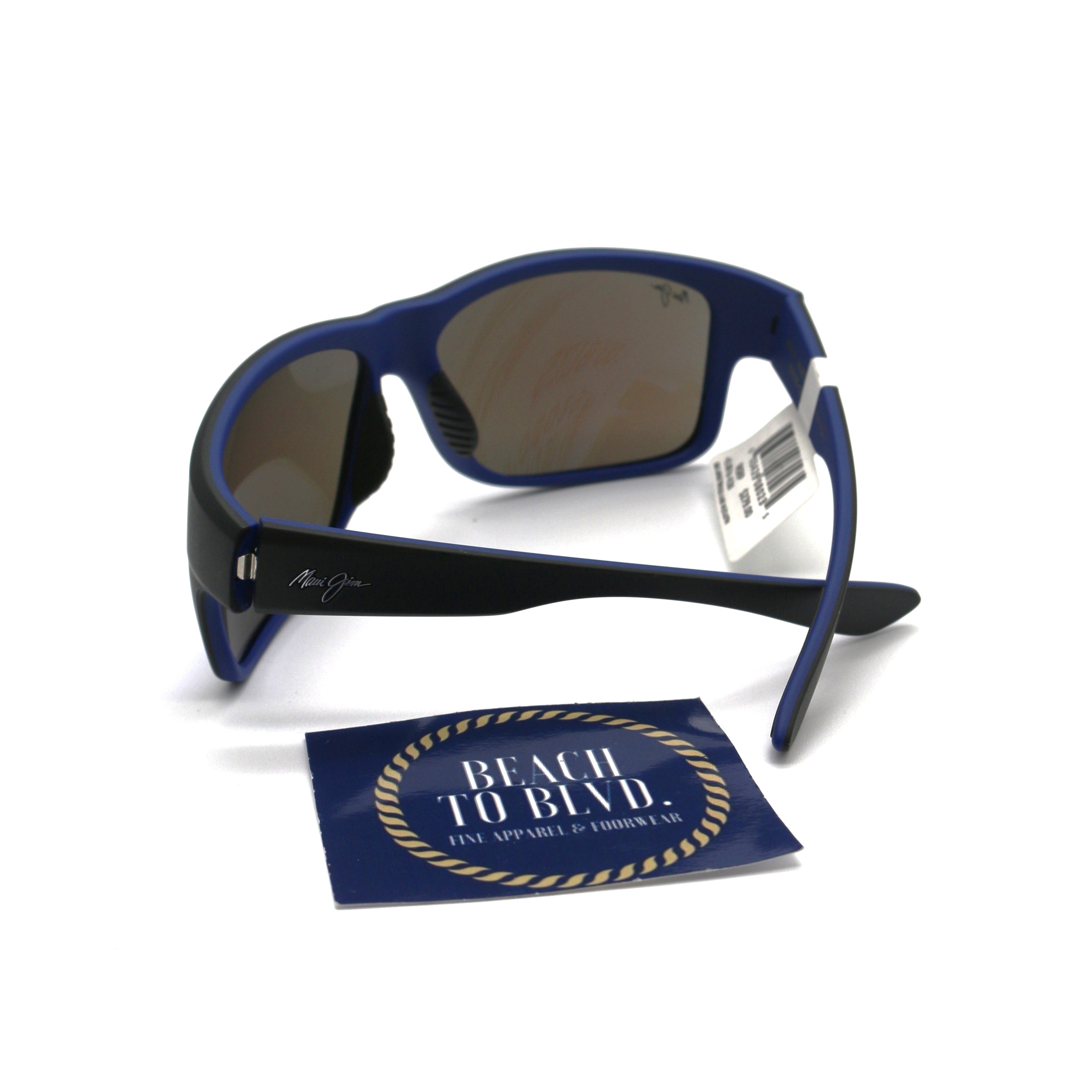 Maui Jim Southern Cross Polarized Sunglasses - Matte Black/Blue Hawaii