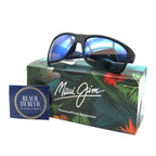 Maui Jim Southern Cross Polarized Sunglasses - Matte Black/Blue Hawaii