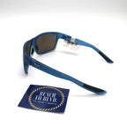 Maui Jim Alenuihaha Polarized Sunglasses - Blue Black Stripe/Blue Hawaii
