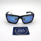 Maui Jim AmberJack Sunglasses - Dark Navy / Blue Hawaii