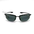 Maui Jim Sunglasses Hookipa - Black Frame - Gray Lens - BeachToBlvd