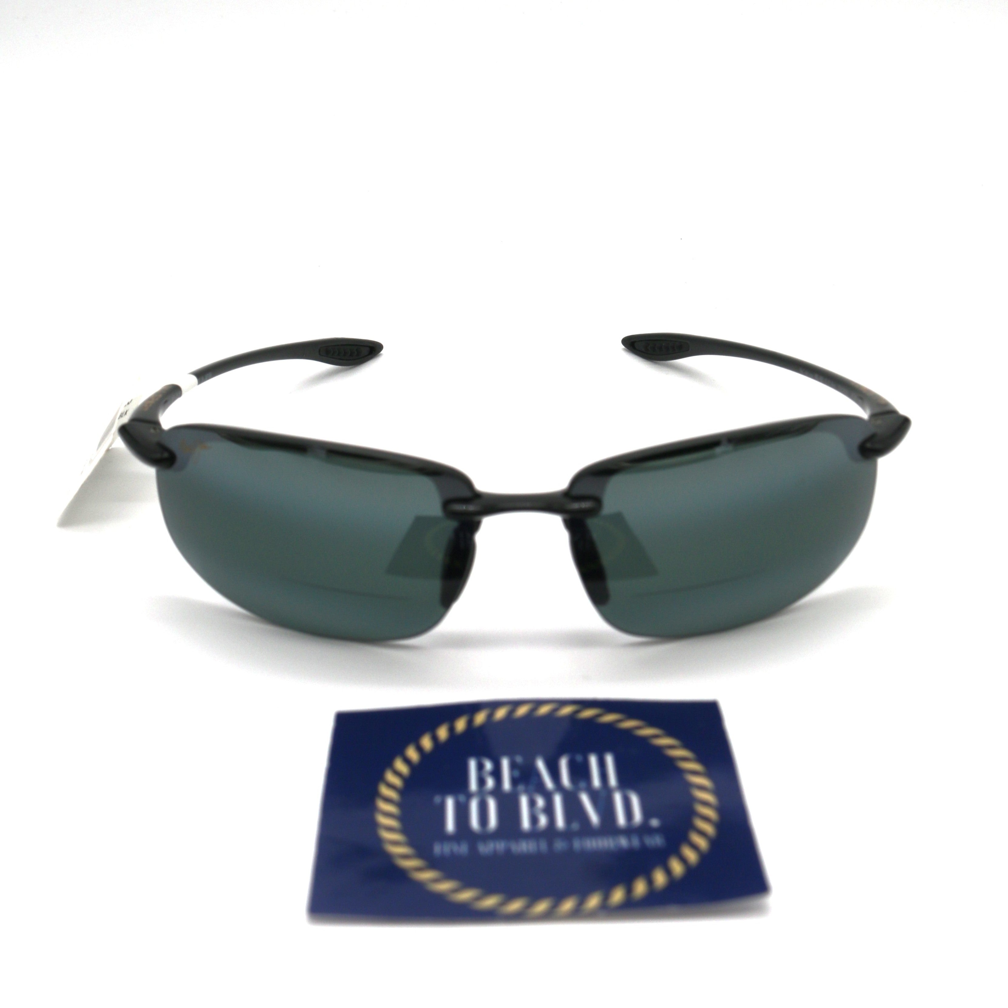 Maui Jim Ho'okipa 2.0 Readers Polarized Sunglasses - Glossy Black/Neutral Grey