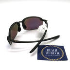Maui Jim Ho'okipa XLarge Polarized Sunglasses - Translucent Matte Grey/Maui Green
