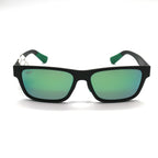 Maui Jim Keola Polarized Sunglasses - Matte Black/Maui Green