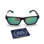 Maui Jim Keola Polarized Sunglasses - Matte Black/Maui Green