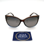 Maui Jim 'Olu 'Olu Polarized Sunglasses -Trans Dark Chocolate with Blue/Neutral Grey