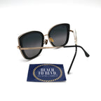 Maui Jim Violet Lake Polarized Sunglasses - Black With Gold / Neutral Grey Lens
