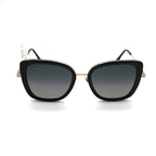 Maui Jim Violet Lake Polarized Sunglasses - Black With Gold / Neutral Grey Lens
