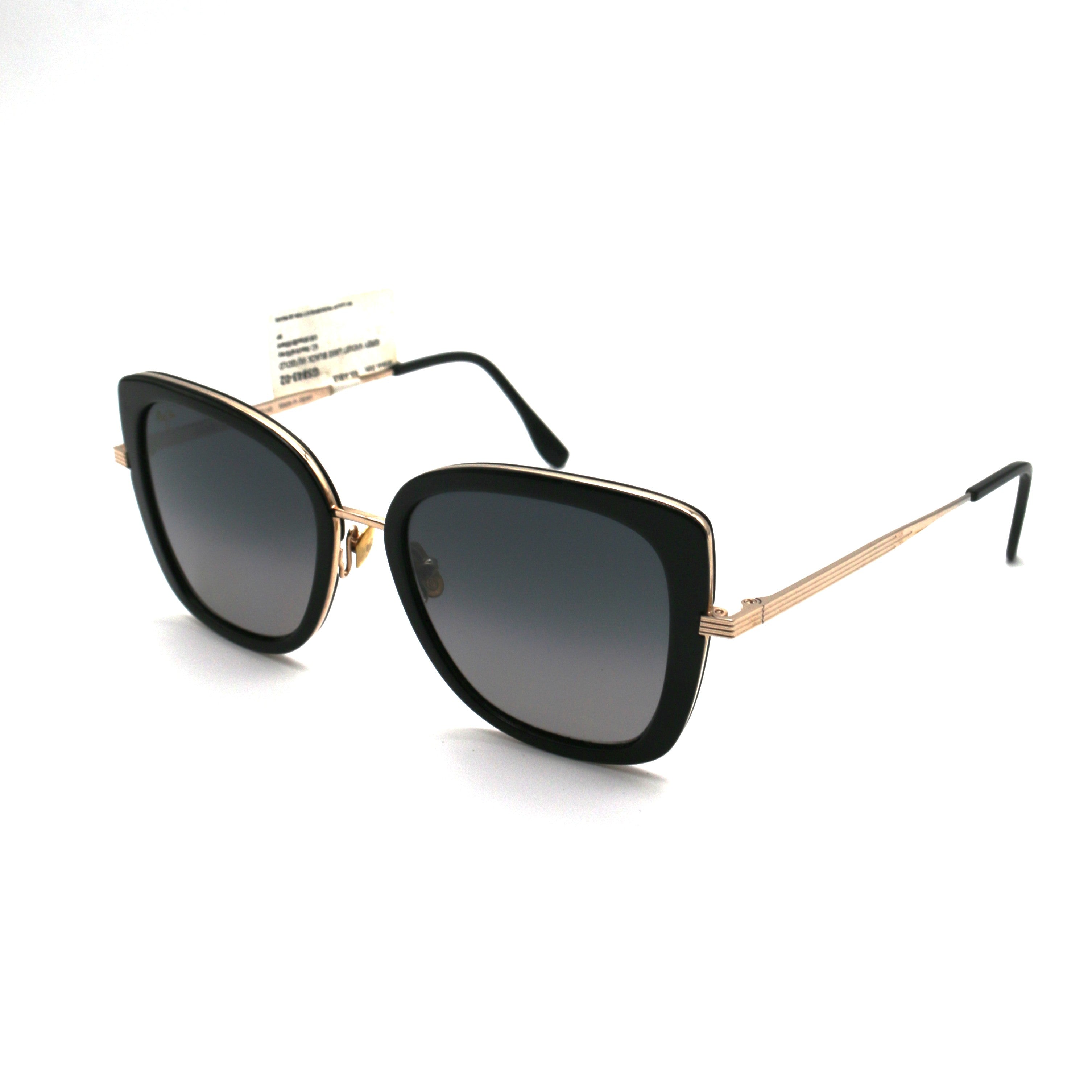 Maui Jim Violet Lake Polarized Sunglasses - Black With Gold / Neutral Grey Lens