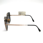 Maui Jim Violet Lake Polarized Sunglasses - Black With Gold / Neutral Grey Lens