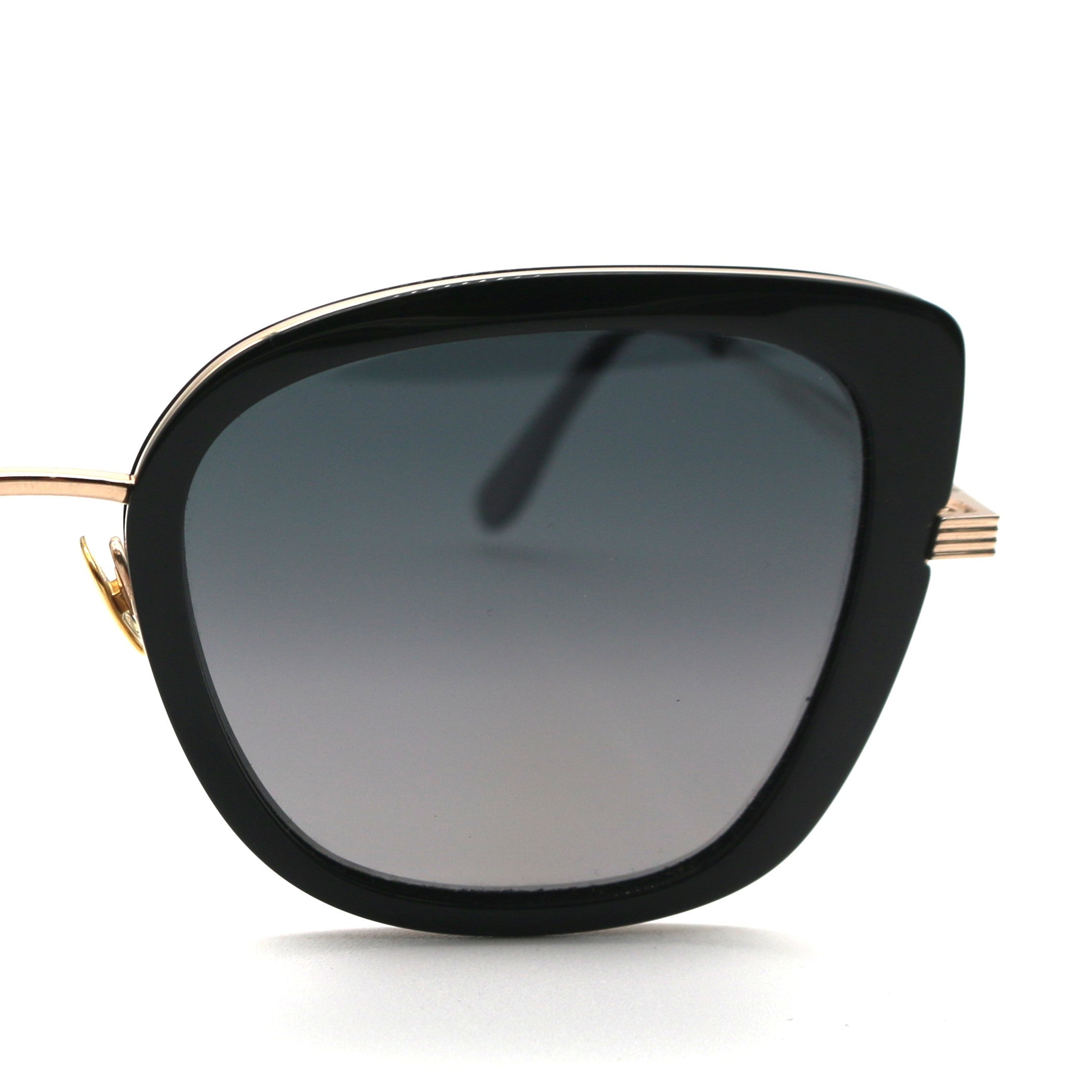 Maui Jim Violet Lake Polarized Sunglasses - Black With Gold / Neutral Grey Lens