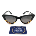 Maui Jim Lychee Polarized Sunglasses - Black Gloss w/ Tokyo Tortoise /Neutral Grey