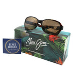 Maui Jim Koki Beach AF Polarized Sunglasses - Olive Tortoise/HCL Bronze Lens